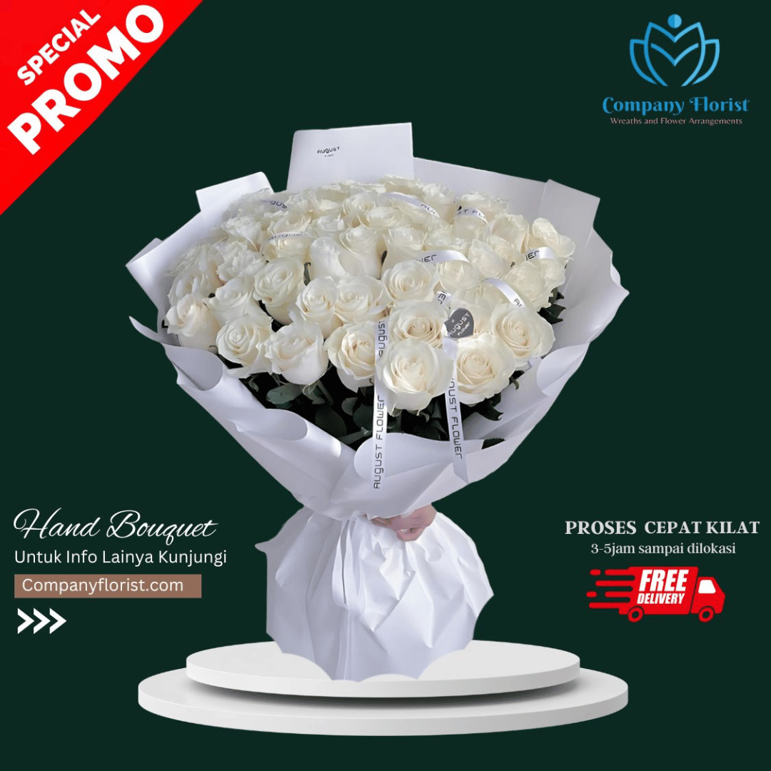 Hand Bouquet White Elegance
